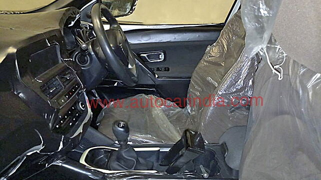 Interiors of Tata H5X production model spied