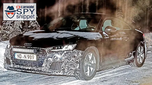 Audi TT facelifts continue testing in snow Audi TT facelifts continue testing in snow