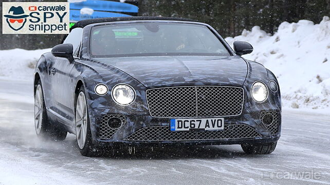 Bentley Continental GTC spotted again