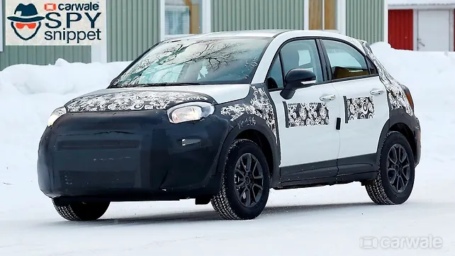 Fiat 500 X facelift caught testing Fiat 500 X facelift caught testing