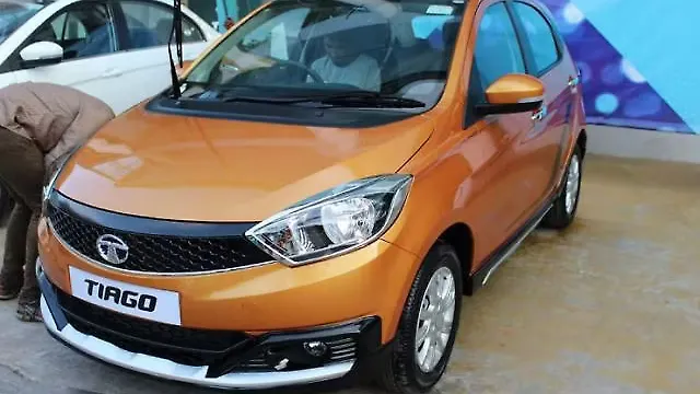 Tata Tiago with Activ body kit spotted at dealership Tata Tiago with Activ body kit spotted at dealership