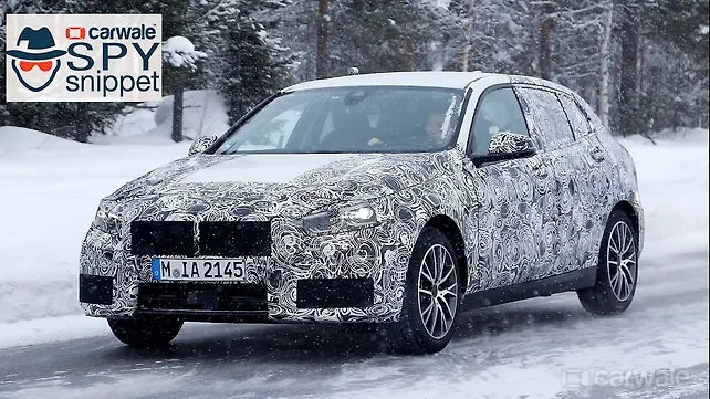 New BMW 1 Series shows off production head lights New BMW 1 Series shows off production head lights