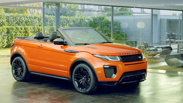 India-bound Range Rover Evoque convertible launch on 27 March