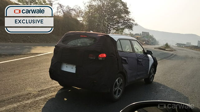 Hyundai Creta facelift continues testing