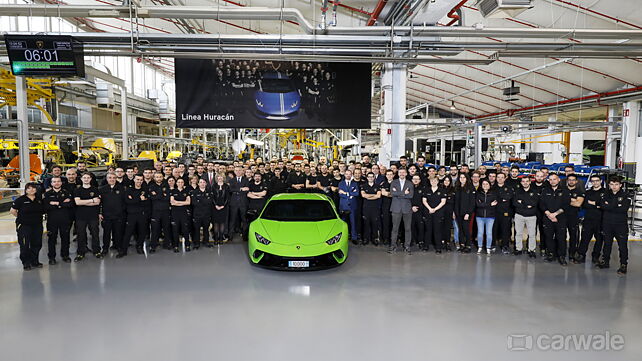 Lamborghini Huracan hits a production milestone