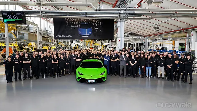 Lamborghini Huracan hits a production milestone Lamborghini Huracan hits a production milestone