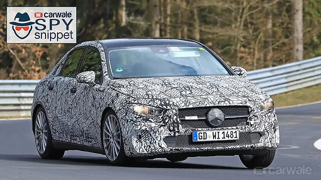Mercedes A-Class sedan caught testing again Mercedes A-Class sedan caught testing again