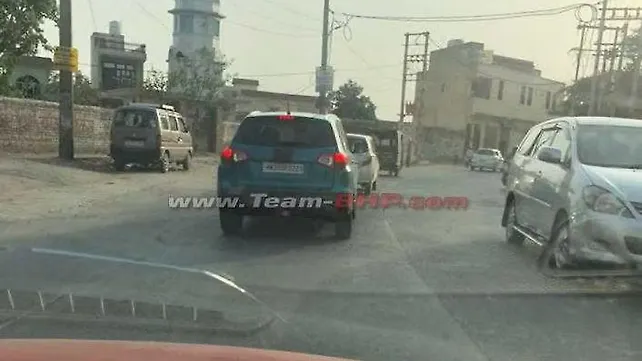 Suzuki Vitara spotted testing in India Suzuki Vitara spotted testing in India