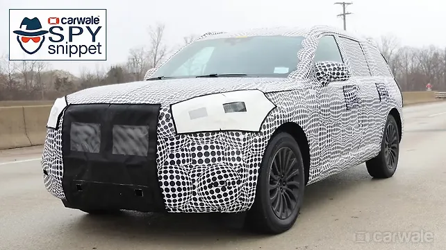 2020 Lincoln Aviator under development 2020 Lincoln Aviator under development