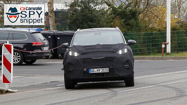 Kia Sportage facelift snapped testing at the ‘Ring