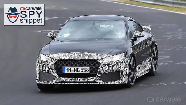 Audi TT RS facelift under development Audi TT RS facelift under development