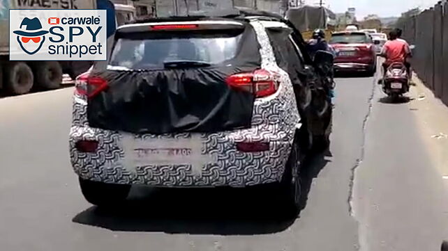 Mahindra S201 compact SUV spotted testing in Chennai