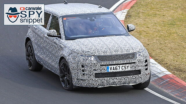 Second generation Range Rover Evoque spied testing