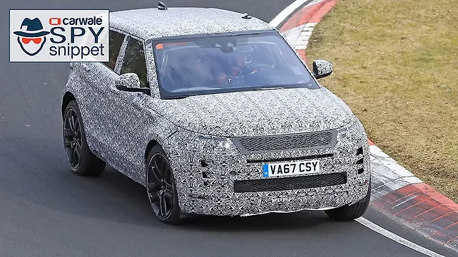 Second generation Range Rover Evoque spied testing Second generation Range Rover Evoque spied testing