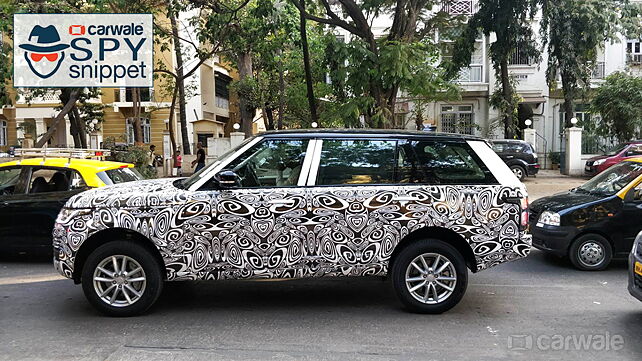 2018 Range Rover spotted testing in Mumbai