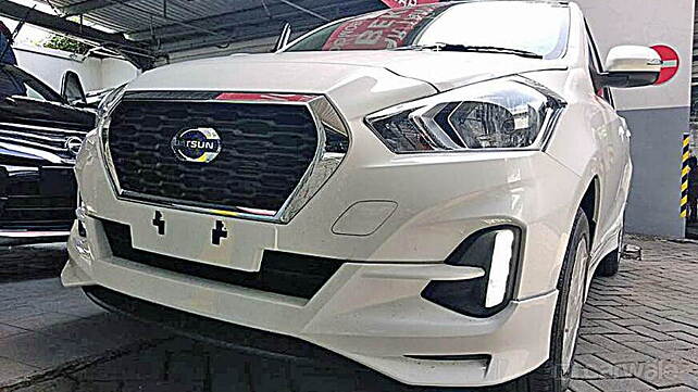 Datsun Go facelift spied in Indonesia with a CVT transmission