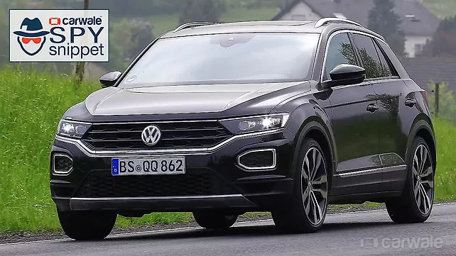 Volkswagen Caught Testing The T Roc R On Sly Carwale Volkswagen Caught Testing The T Roc R On Sly