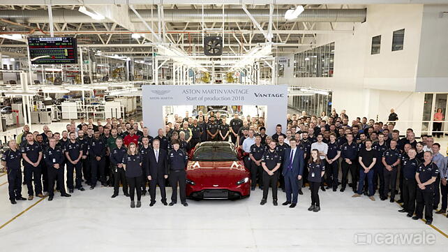 New Aston Martin Vantage production begins