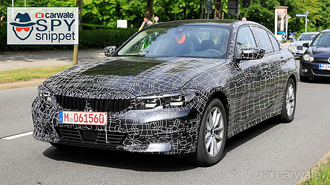 Next-gen BMW 3 Series spied in its production body