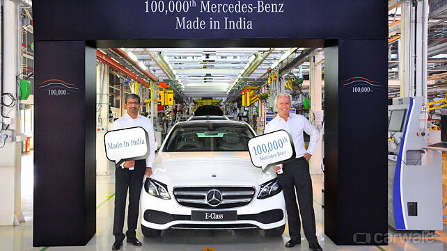 Mercedes-Benz hits one lakh production milestone in India