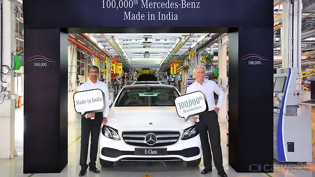 Mercedes-Benz hits one lakh production milestone in India Mercedes-Benz hits one lakh production milestone in India