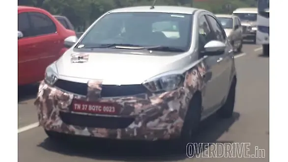 Tata Tiago JTP spied testing Tata Tiago JTP spied testing