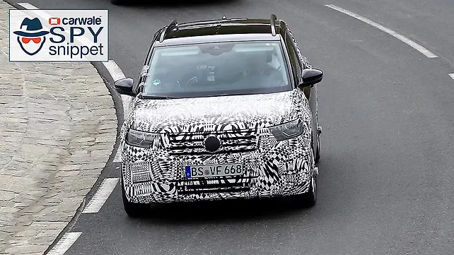 India-bound Volkswagen T-Cross spied testing India-bound Volkswagen T-Cross spied testing
