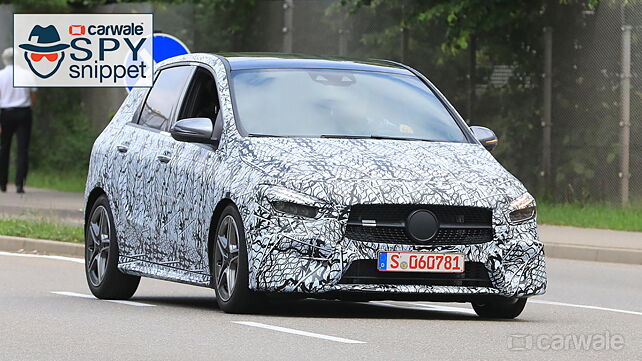 2019 Mercedes Benz B-Class test mule image surface