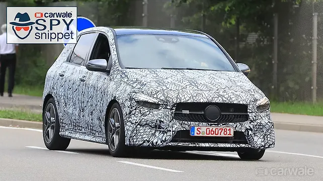 2019 Mercedes Benz B-Class test mule image surface 2019 Mercedes Benz B-Class test mule image surface