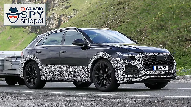 Audi RS Q8 spotted testing in the Alps for the first time Audi RS Q8 spotted testing in the Alps for the first time