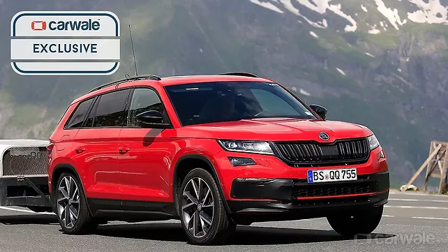 Skoda Kodiaq RS spotted on test Skoda Kodiaq RS spotted on test