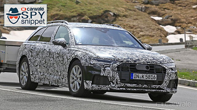 Audi A6 Allroad spotted testing in the Alps