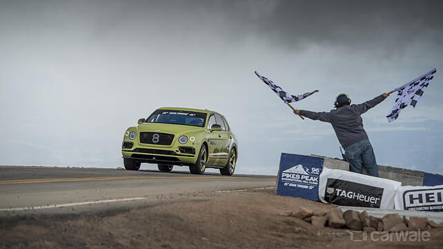 Bentley breaks SUV record with the Bentayga at Pikes Peak
