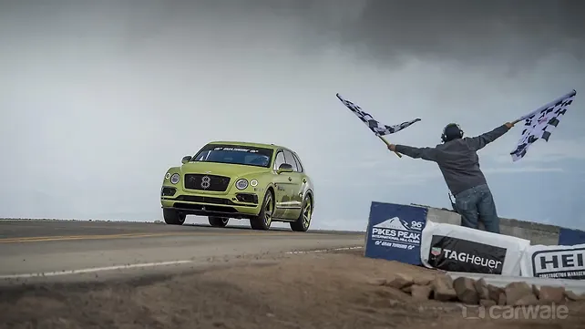 Bentley breaks SUV record with the Bentayga at Pikes Peak Bentley breaks SUV record with the Bentayga at Pikes Peak