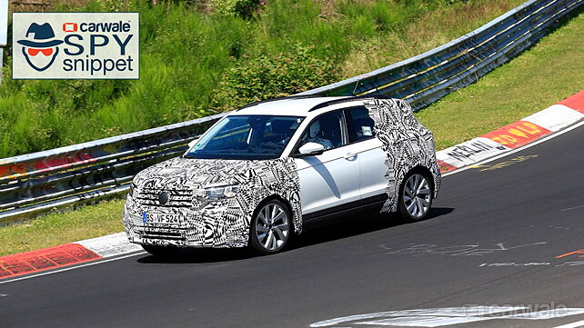 India-bound Volkswagen T-Cross spotted attacking the Nurburgring