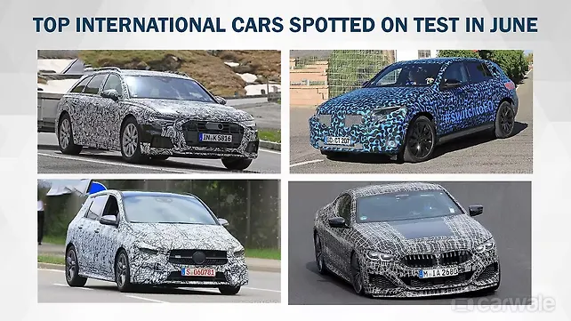 Top International cars spotted testing in June Top International cars spotted testing in June