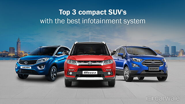 Top 3 compact SUV's with the best infotainment system
