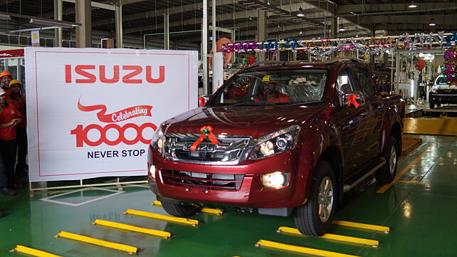 Isuzu Motors India rolls out 10,000th vehicle from its plant in Andhra Pradesh