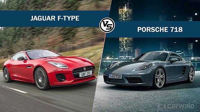 Spec comparison - Jaguar F-Type Vs Porsche 718