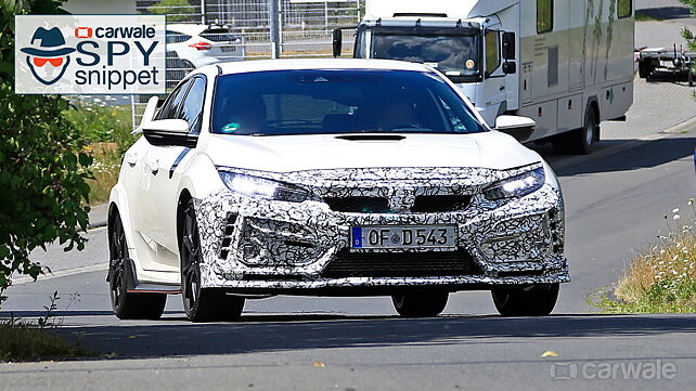 Honda Civic Type R prototype spotted testing in Europe