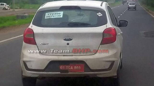 Ford Figo CNG spotted testing in India