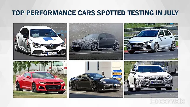 Top Performance cars spotted testing in July Top Performance cars spotted testing in July