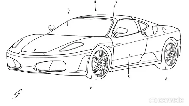 Ferrari applies patent for new Targa top design Ferrari applies patent for new Targa top design