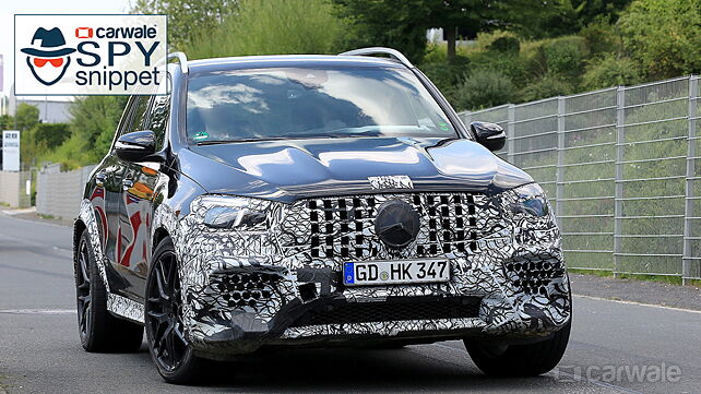 India-bound Mercedes-AMG GLE63 spied with its aggressive stance