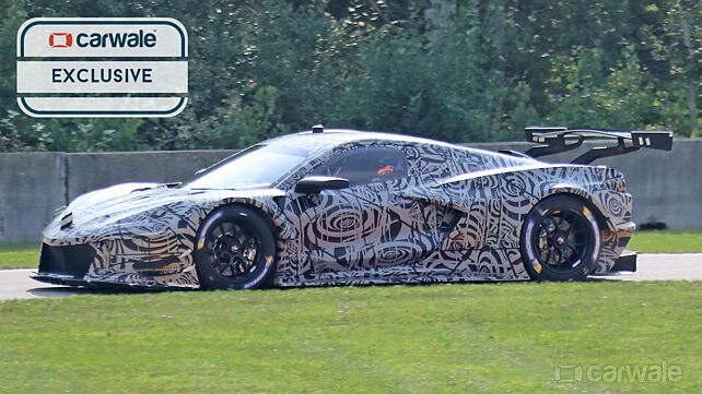 Chevrolet Corvette C8.R endurance race car spied for the first time