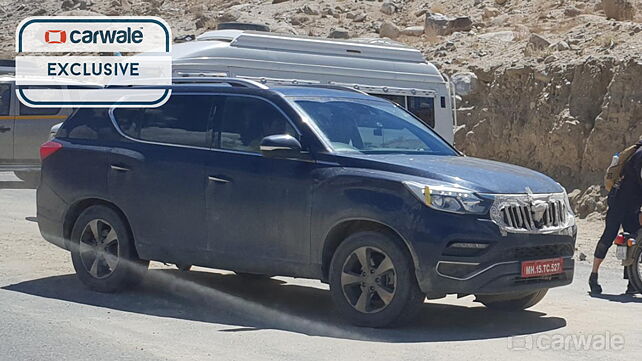 Mahindra XUV700/G4 Rexton takes on high altitude testing in Leh