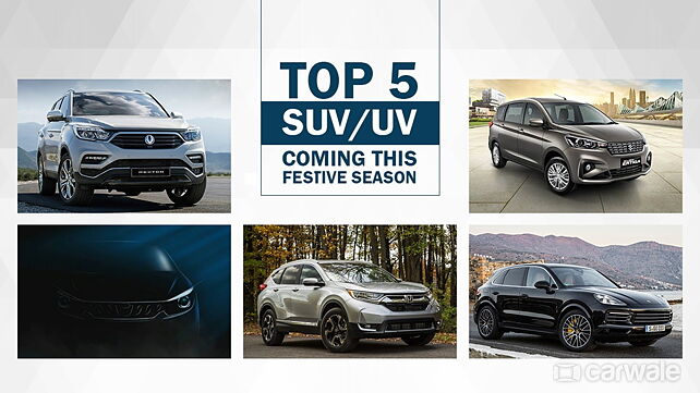Top five SUV/UVs launching this festive season