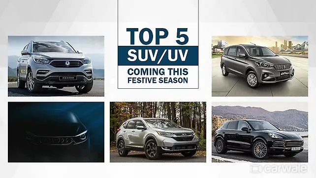 Top five SUV/UVs launching this festive season Top five SUV/UVs launching this festive season