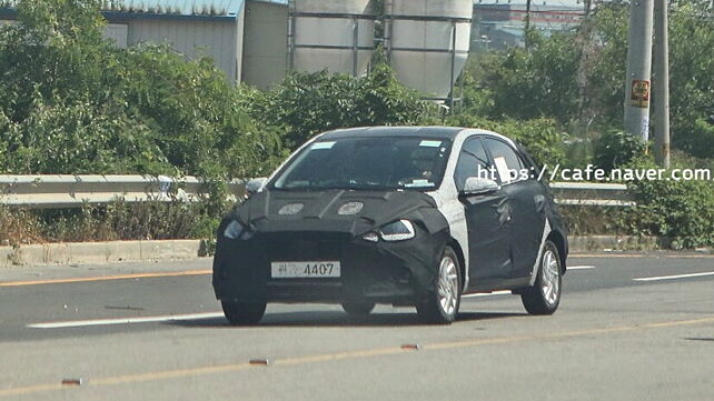 2019 Hyundai Grand i10 spotted on test for the first time