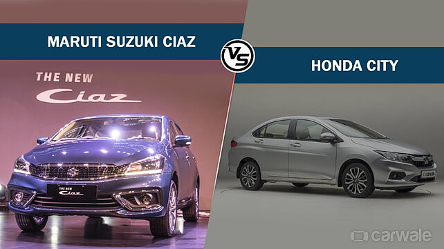 Spec comparison: 2018 Maruti Suzuki Ciaz Vs Honda City
